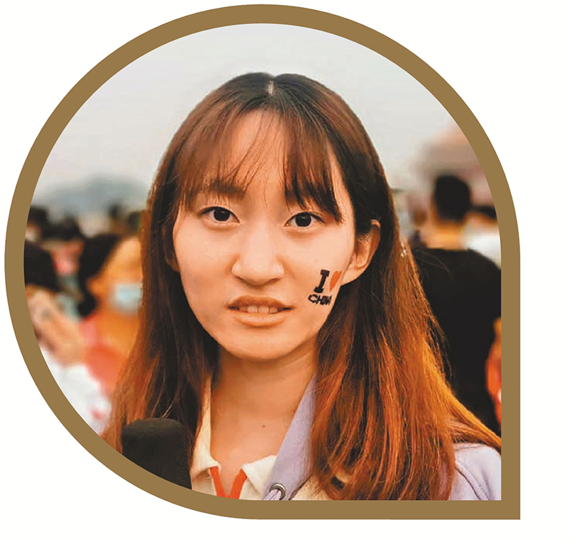 于茗雅（北京科技大學數學系新生）香港文匯報記者張帥  攝