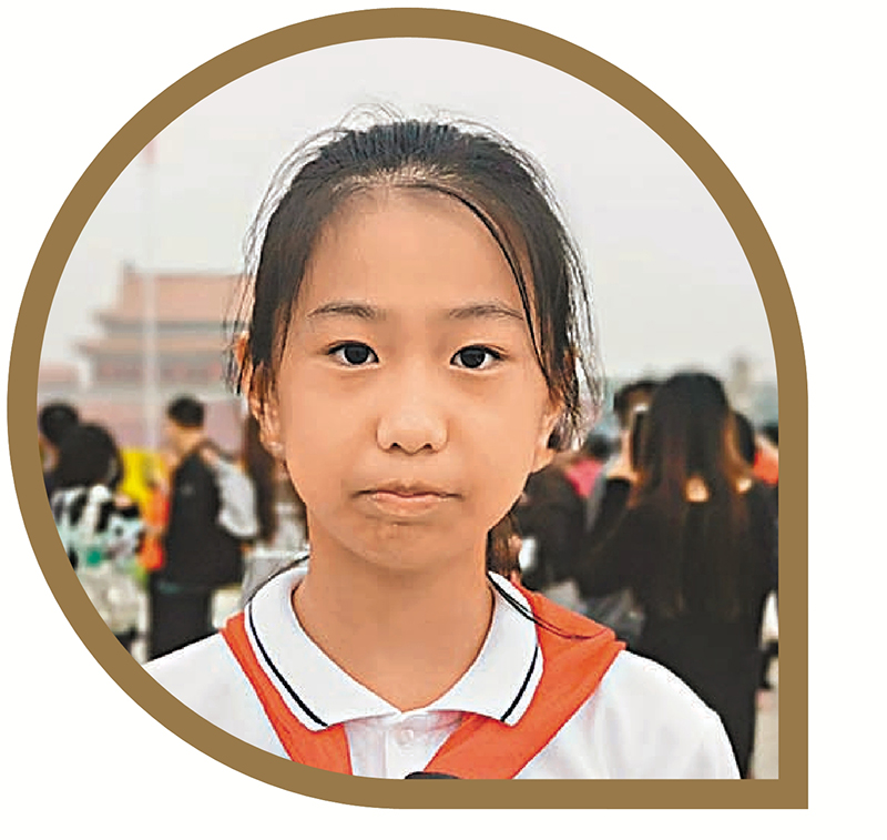 任思熠（北京小學五年級學生）香港文匯報記者張帥  攝