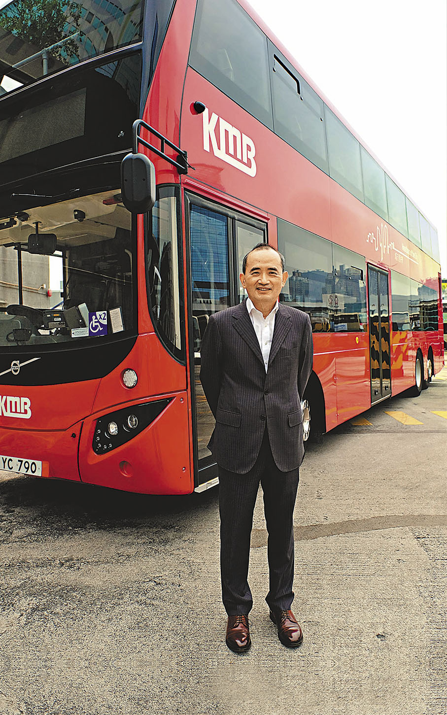 ◆李澤昌表示九巴會抓緊大灣區及北部都會區的發展機遇。  香港文匯報記者劉明 攝