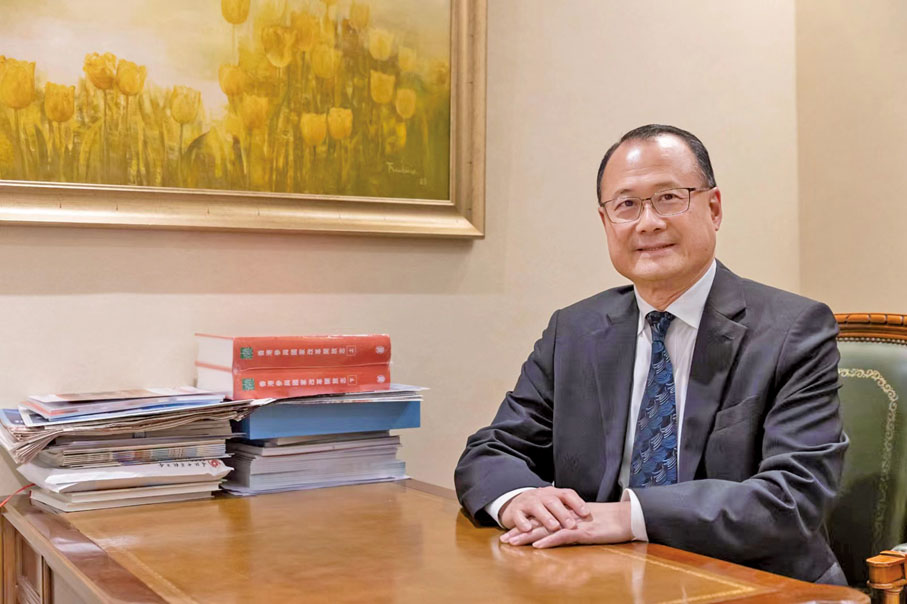 ◆ 粵港澳大灣區企業家聯盟主席蔡冠深期待中日經貿合作日益深化。
