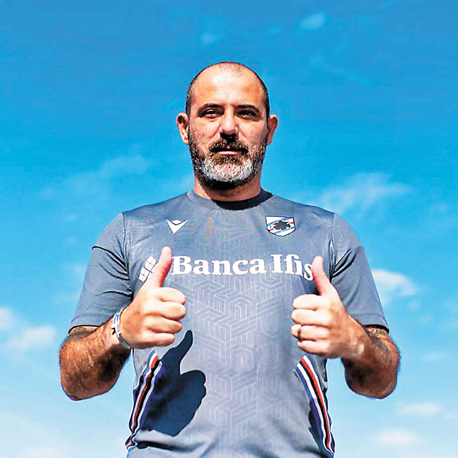 ◆史坦高域重回意甲賽場執教。  森多利亞圖片