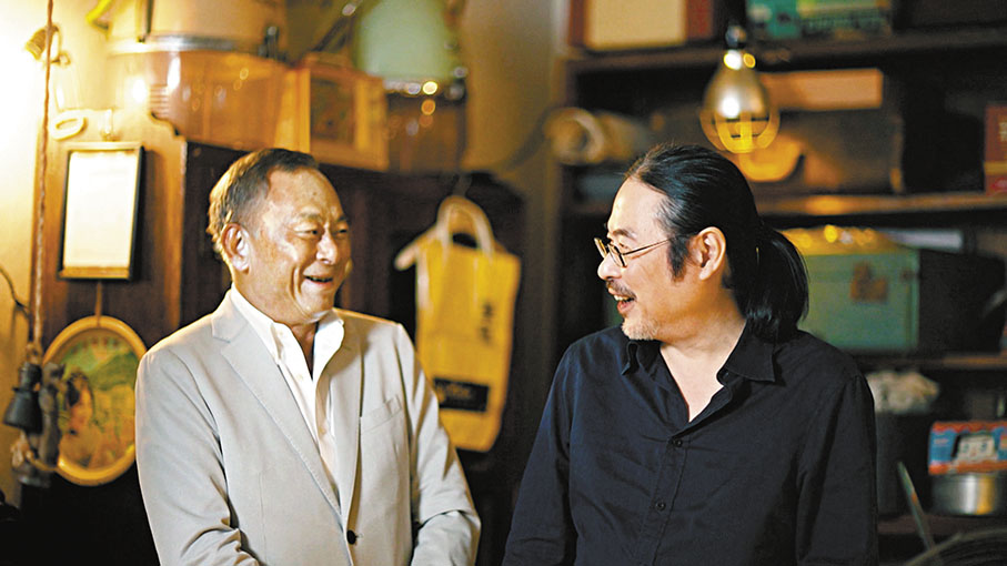 ◆ 杜琪峯（左）和韋家輝是多年拍檔兼好友。