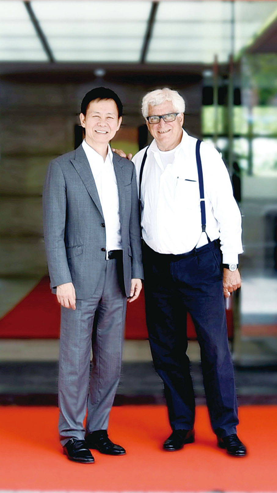 ■Prada集團CEO Mr.Bertelli及楊和輝博士合照。