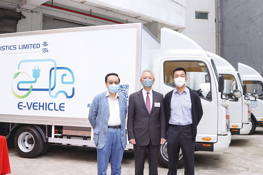 ■劉石佑出席集團電動貨車啟動禮。