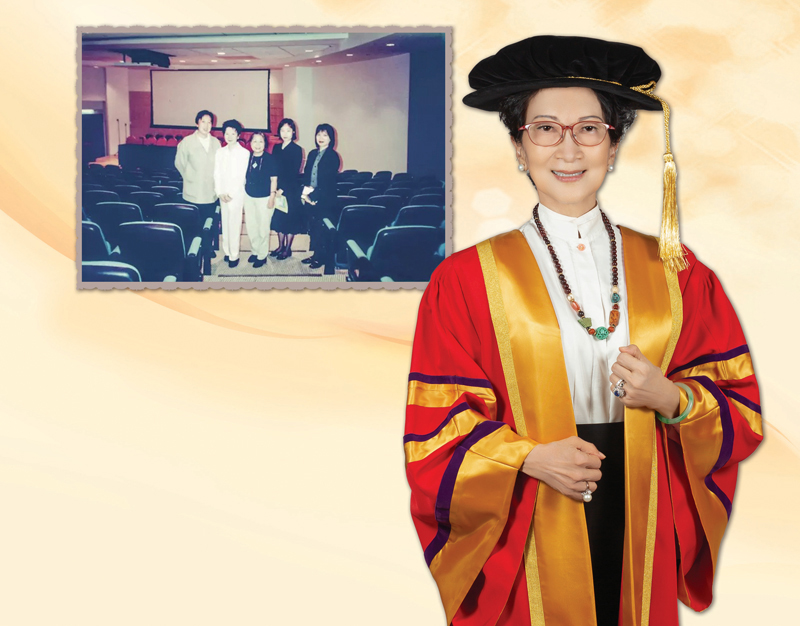 ■顧如玉博士在深厚文化涵養的家庭環境中長大。