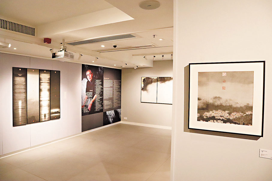 ◆展覽展出黃孝逵23件香港城市景觀及自然風貌為主題的水墨作品。
