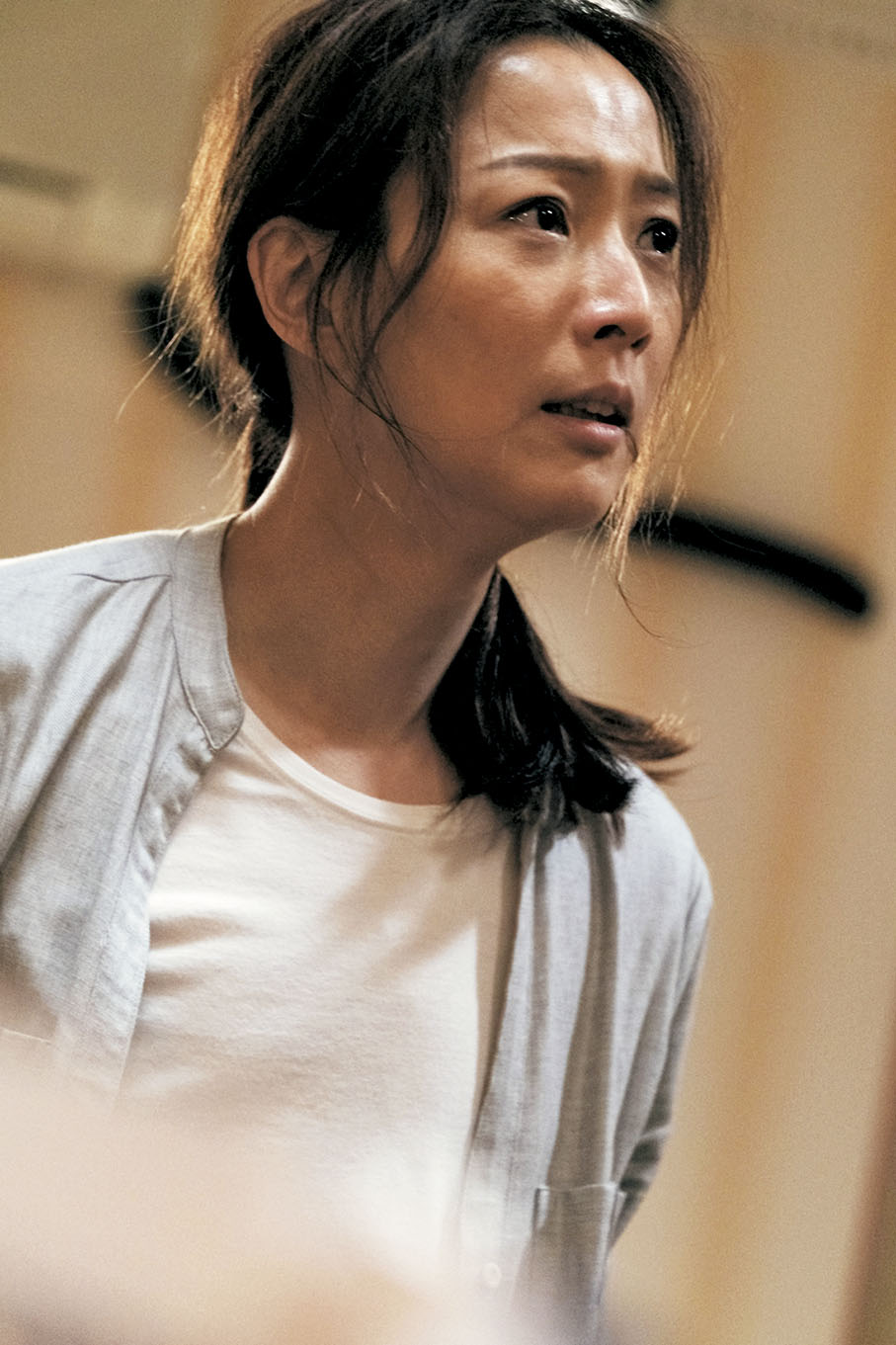 ◆戲中鄭秀文因與老公馮德倫對家庭事業的看法不同，感情陷入僵局。