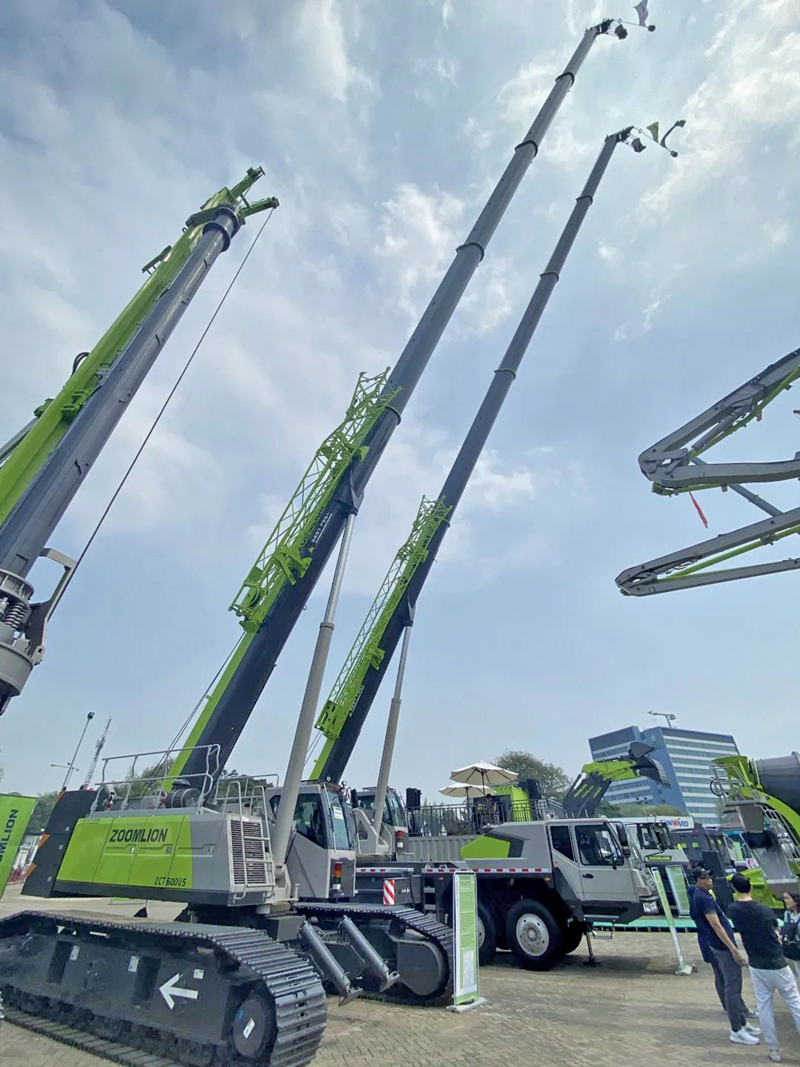 ◆ 中聯重科產品在印尼國際採礦展現場。