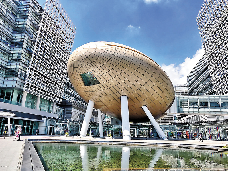 ◆下周三施政報告或將公布50億元「策略性創科基金」更多細節，據悉該基金擬交予科技園等打理。圖為香港科技園。資料圖片