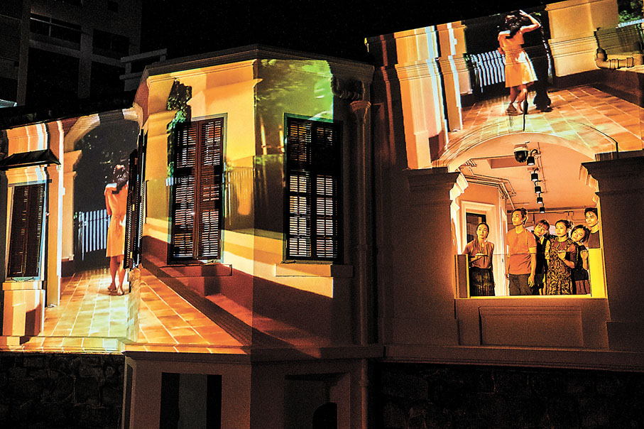 ◆光影交錯下如同回憶中的舊電影。攝影：Carmen So