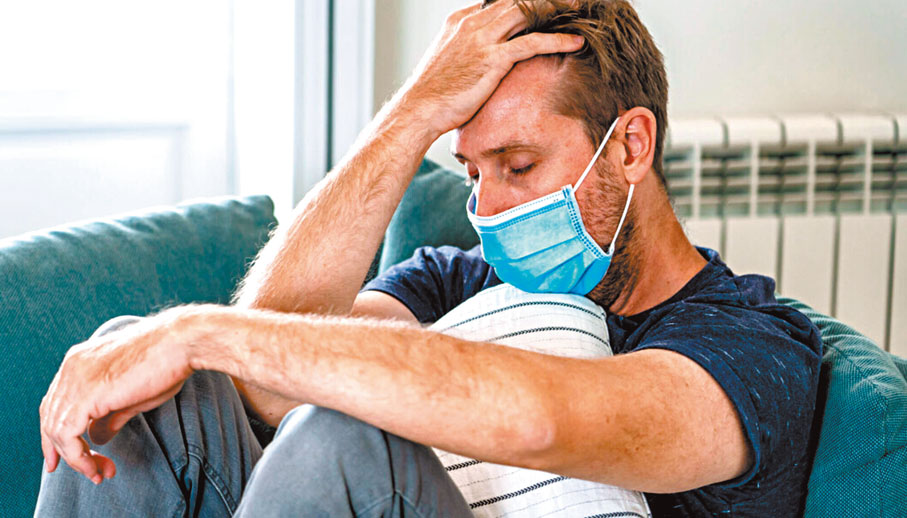 ◆殘留的濕氣在腦部，就會影響思維反應，就是大家耳熟能詳的「腦霧」。