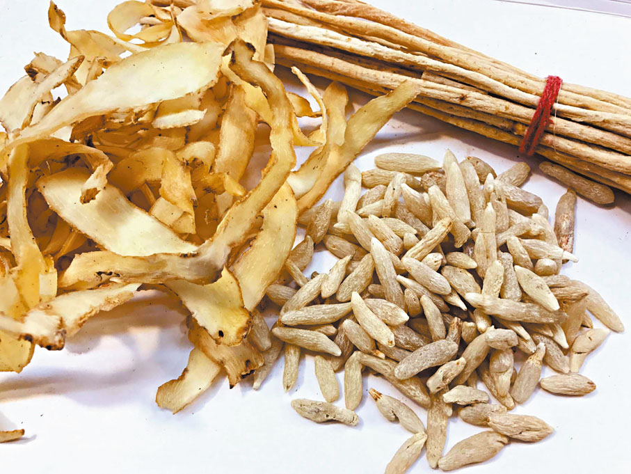 ◆一些養陰生津又不斂濕的藥膳，如沙參、玉竹及麥冬，適合病後調理。