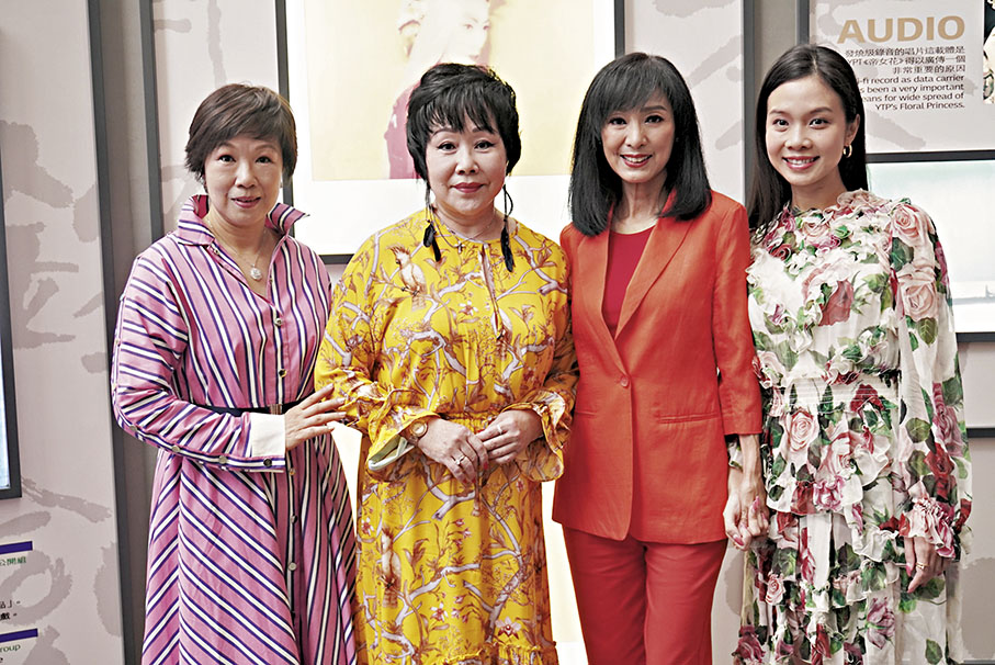 ◆左起：鄧美玲、南鳳、米雪及林穎施均曾飾演長平公主。