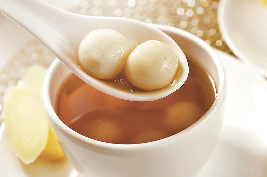 ◆驅寒薑茶湯圓
