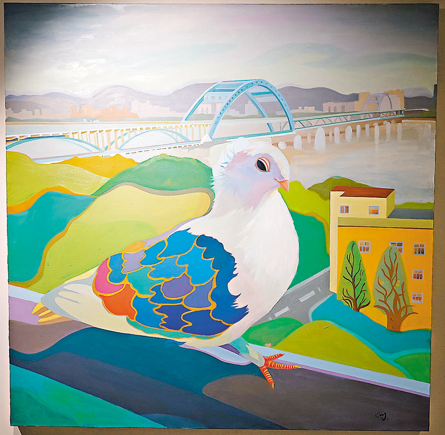 ◆叢文佳《白鴿》