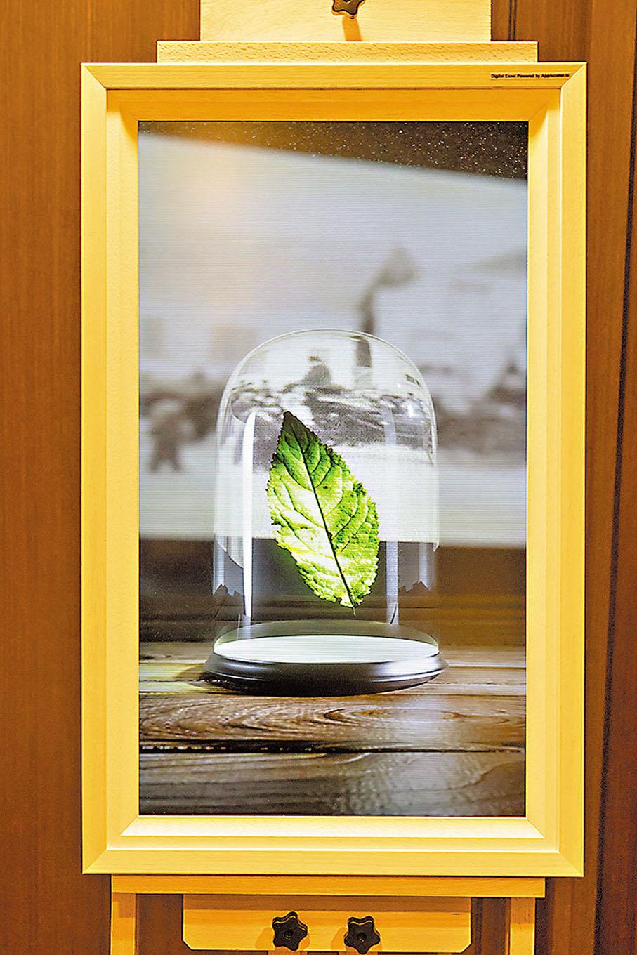 ◆「梵高39 NFT系列」藏品之一，以梵高故鄉的落葉為設計元素。 主辦方供圖