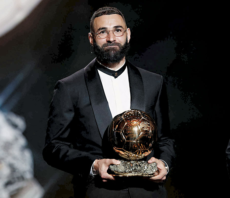 ◆賓施馬是皇馬成就「雙冠王」的頭號功臣，獲獎實至名歸。  路透社