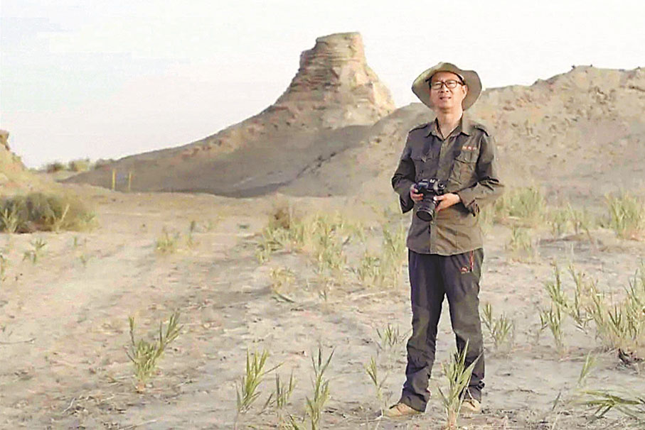 ◆胡興軍在烽燧。