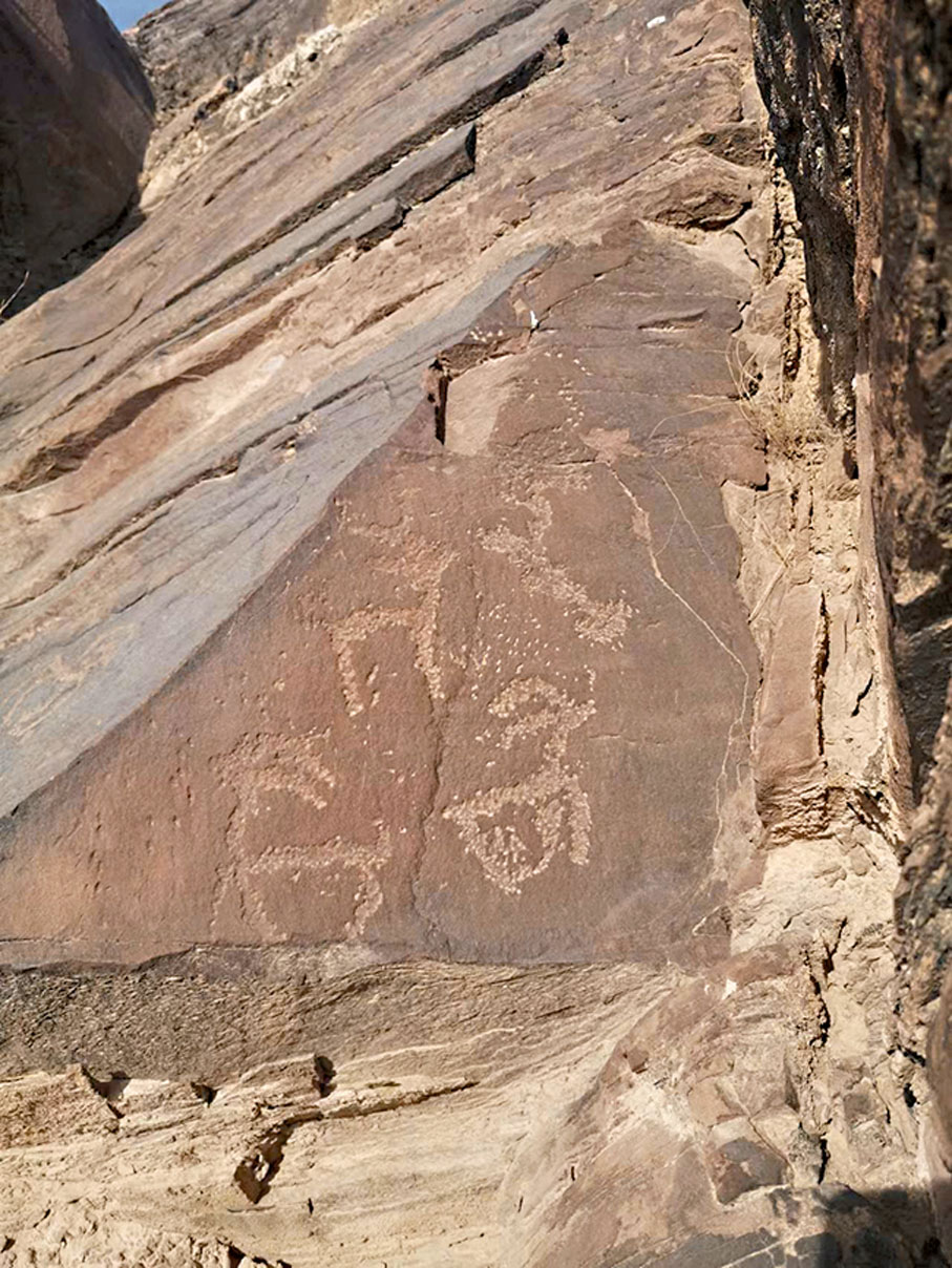 ◆賀蘭山上古岩畫