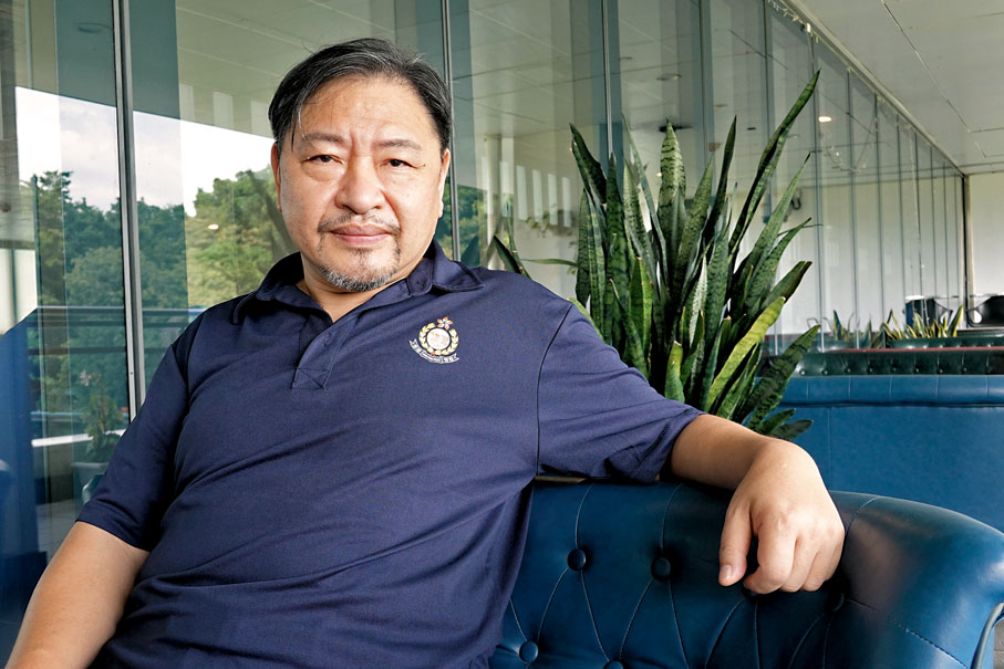 ◆鍾建新希望未來北區將有更濃厚的藝術氛圍融入市民生活。 黃依江 攝