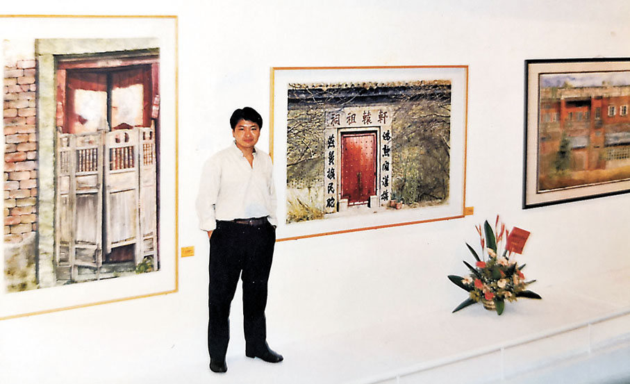 ◆鍾建新猶記得1992年作品入選香港當代藝術雙年展時的喜悅。