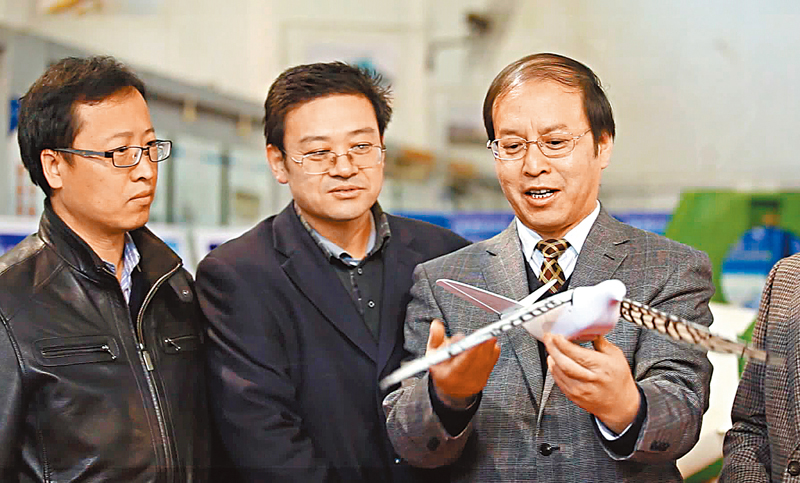 ◆西北工業大學航空學院宋筆鋒教授（右一）團隊。 受訪者供圖