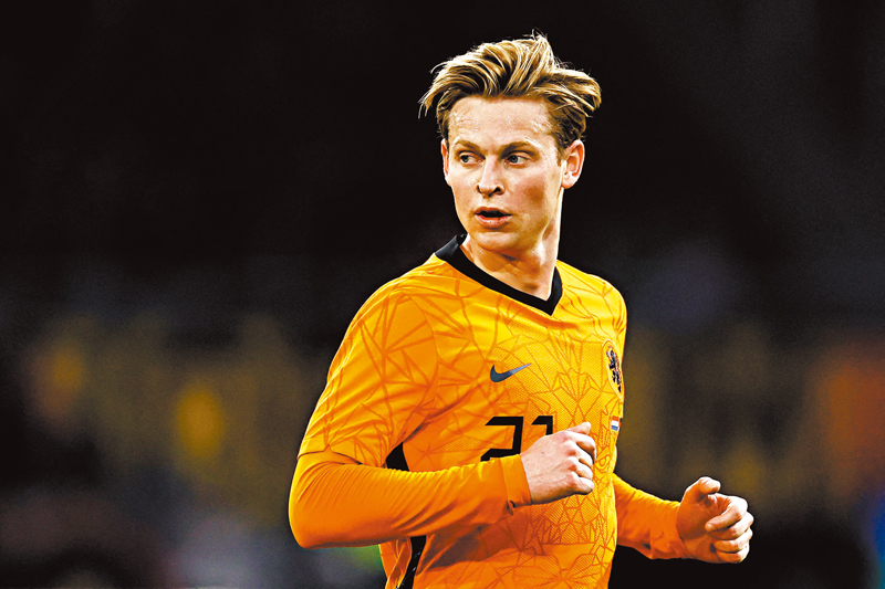 ◆法蘭基迪莊具備出色的掌控攻防節奏的才能。  法新社