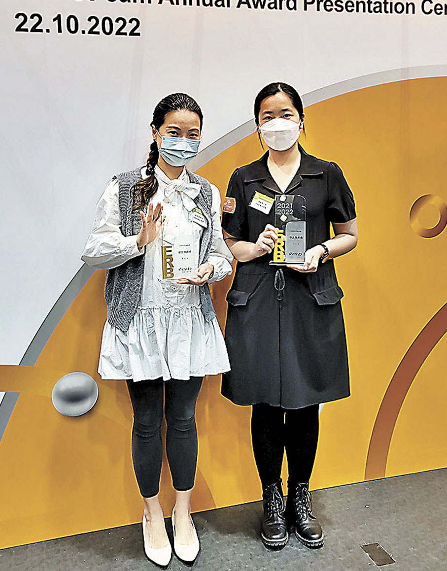 ◆ 左起：林玉花、葉銘森。 香港文匯報記者唐文  攝