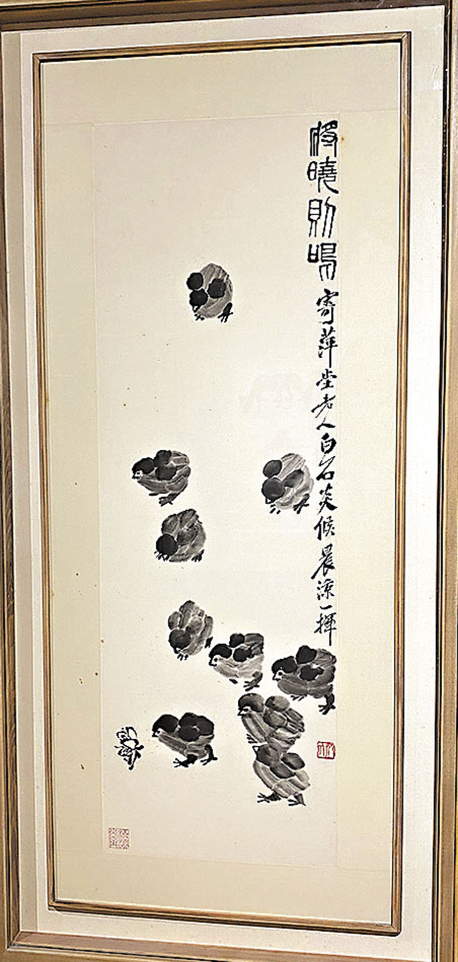 ◆齊白石《將曉則鳴》