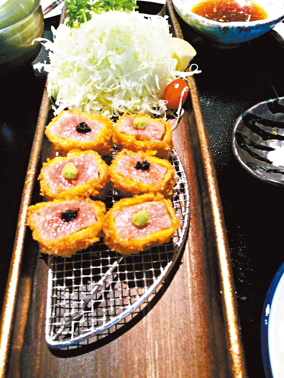 ◆ 吉列官崎牛肉伴黑松露及伴日本芥末