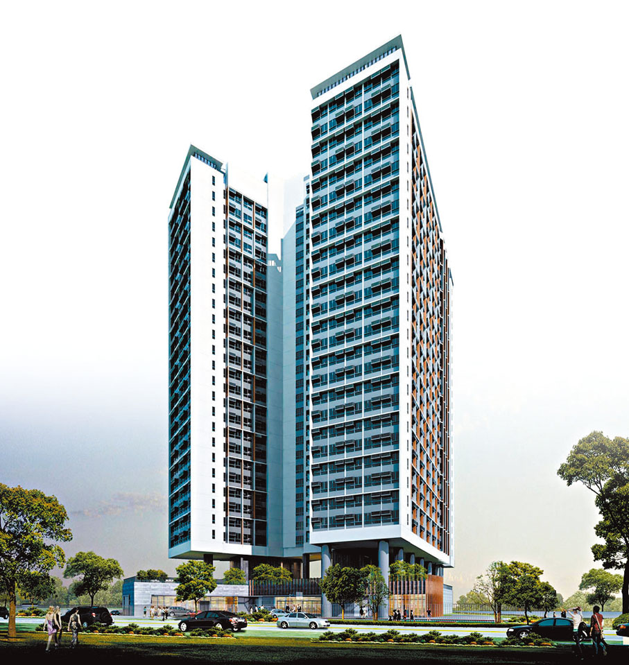 ◆ 保良局元朗馬田壆青年宿舍模擬圖。  資料圖片