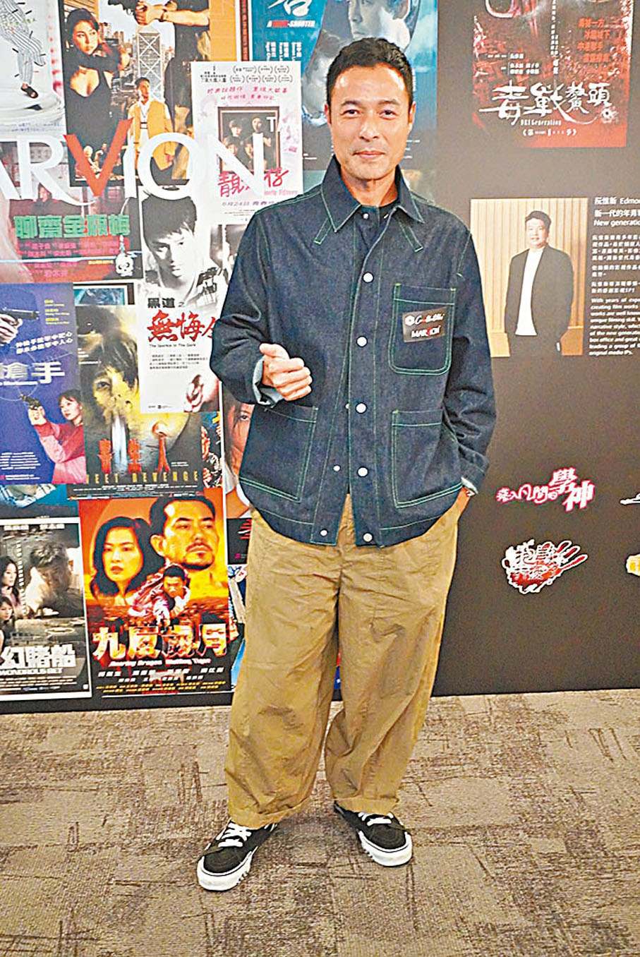 ◆ 張達倫想主力向影圈發展。