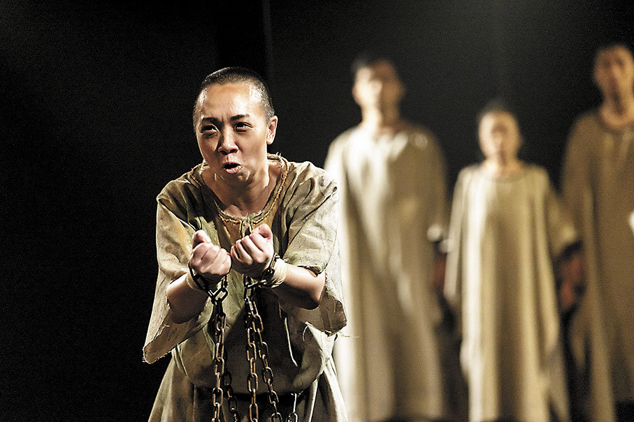 ◆《被縛的普羅米修斯》首次起用女性演員出演普羅米修斯，圖為演員陳秄沁。 前進進提供