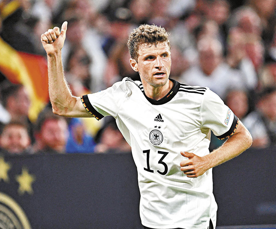 ◆湯馬士梅拿的經驗對德國隊依然相當重要。  路透社