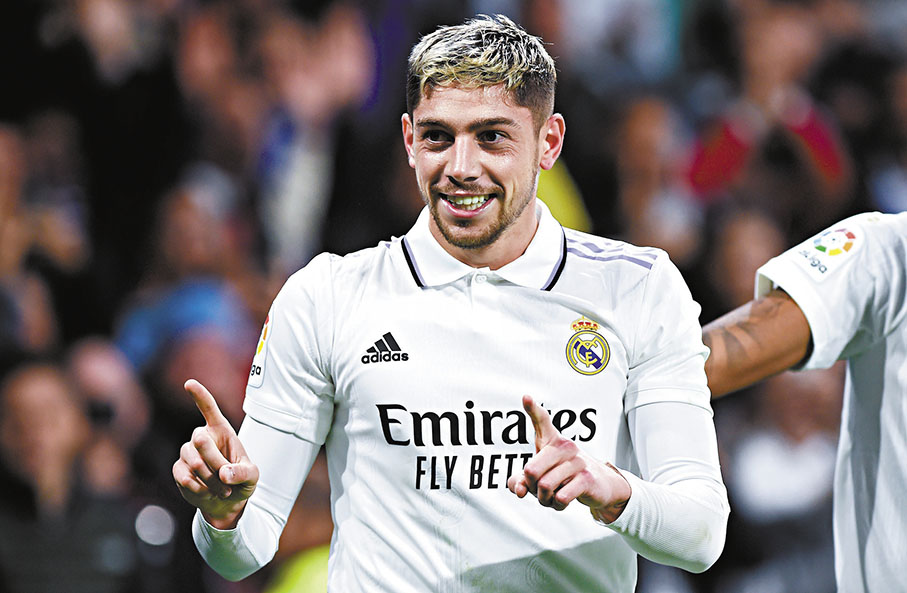 ◆皇馬中場費達歷高華維迪有望傷癒復出。  新華社