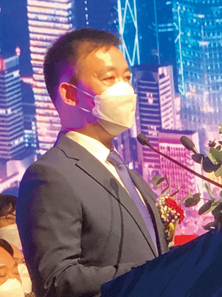 ◆新一屆會長藍建平致辭