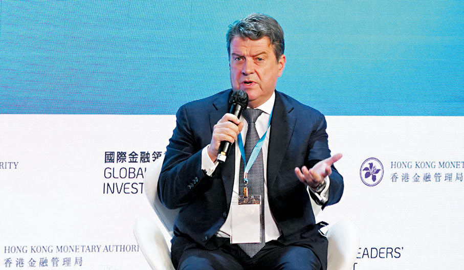 瑞銀董事長Colm Kelleher　香港文匯報記者曾興偉 攝