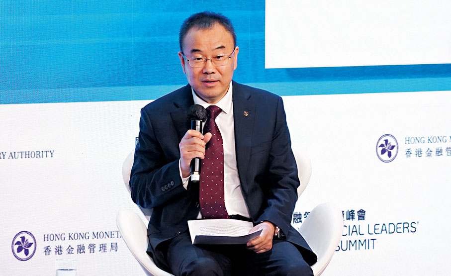 中國銀行行長劉金　香港文匯報記者曾興偉 攝