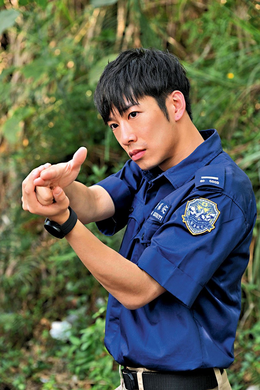 ◆ 洪嘉豪參與拍攝新戲《超神經械劫案》。