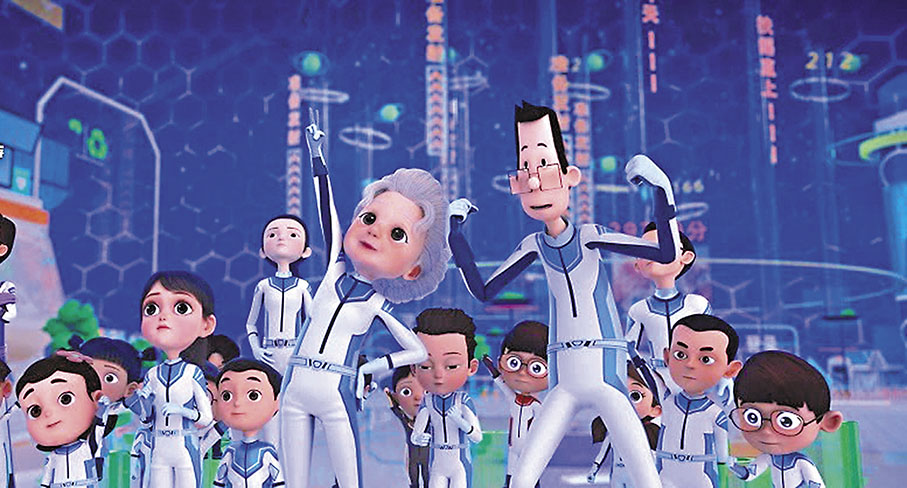 ◆電影帶給小朋友真正的太空體驗和航空知識。