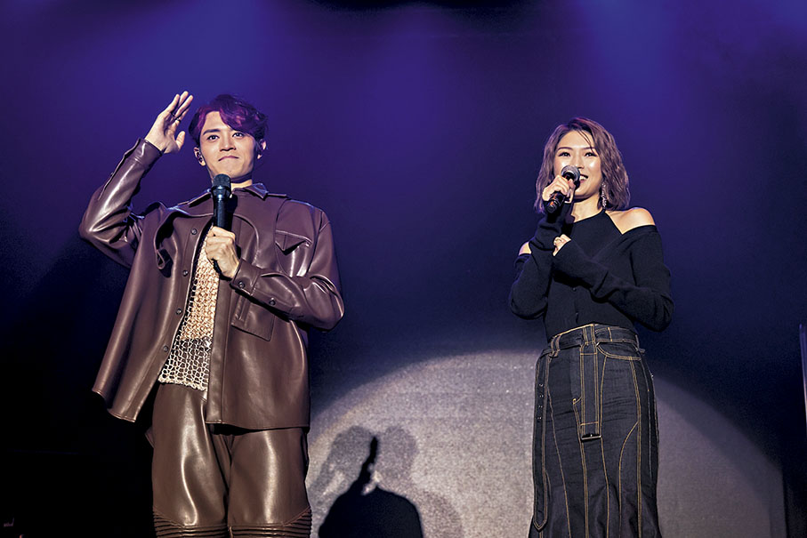 ◆ 連詩雅為安俊豪擔任表演嘉賓。