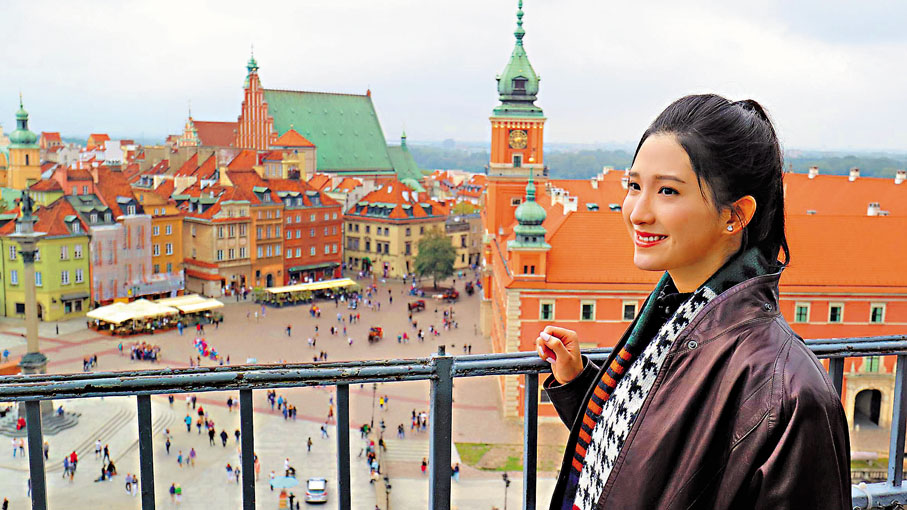 ◆麥景榕主持《一帶一路醫藥行》介紹中醫藥在波蘭的歷史和發展。 作者供圖