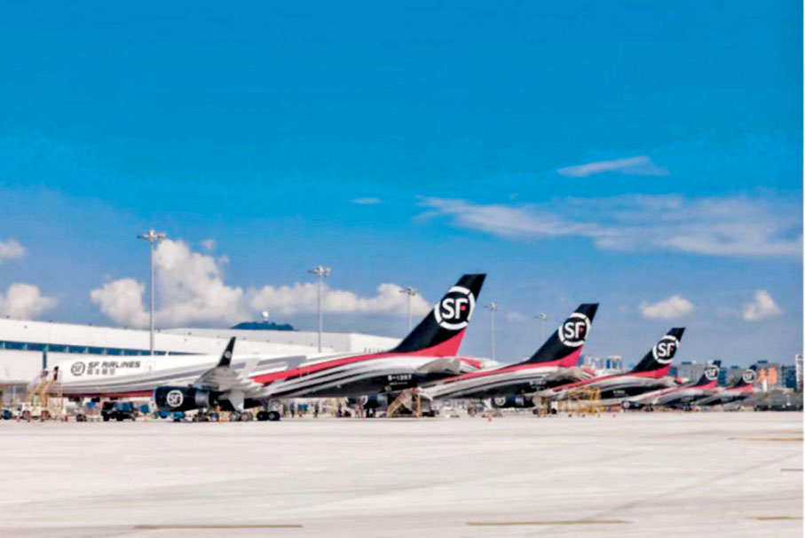 ◆順豐全國有逾70架自有全貨機投入「雙11」快遞處理。