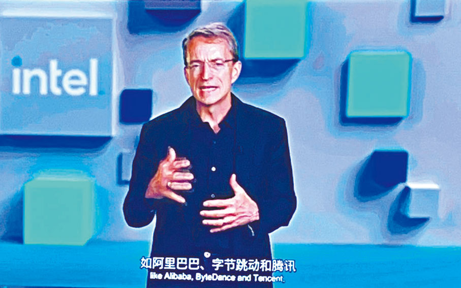 ◆英特爾首席執行官帕特·基辛格。香港文匯報記者王莉  攝