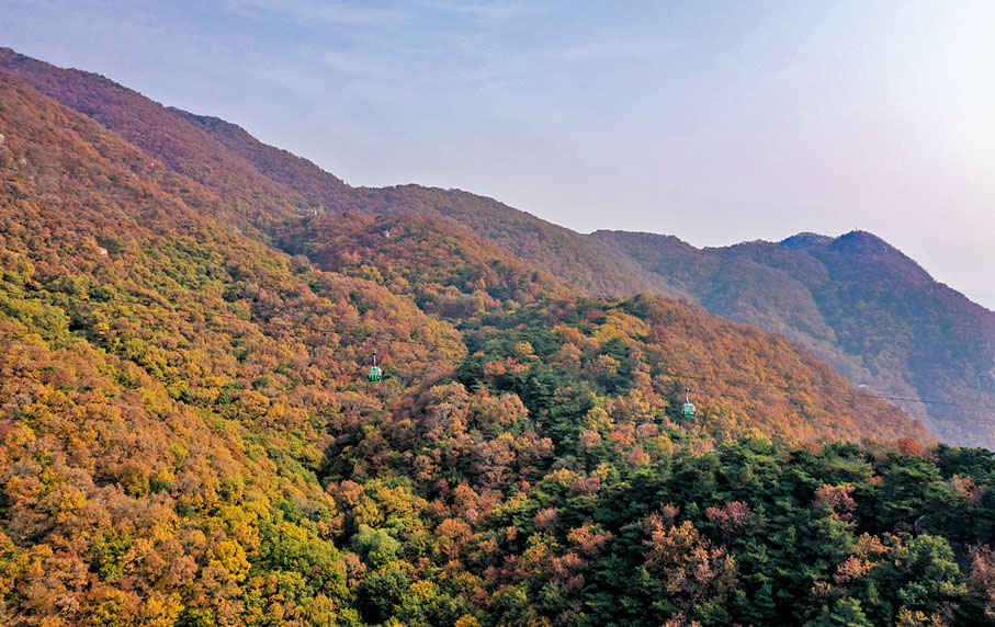 ◆秋色盡染天津盤山
