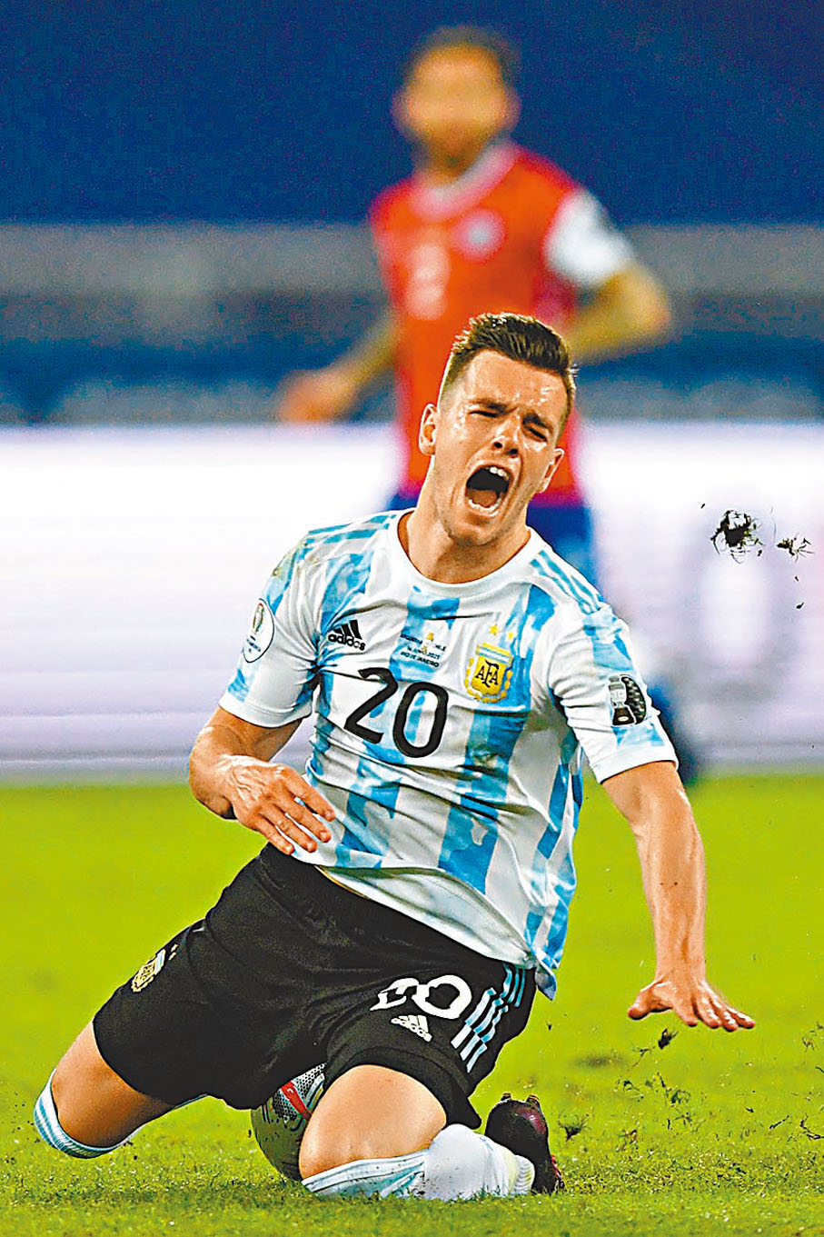 ◆ 在阿根廷隊擔任正選的盧施素，不幸加入了無緣本屆世盃的傷兵行列。資料圖片