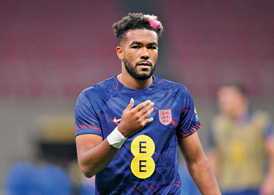 ◆ 列斯占士在昨天證實自己未能趕及傷癒出戰世盃。 路透社