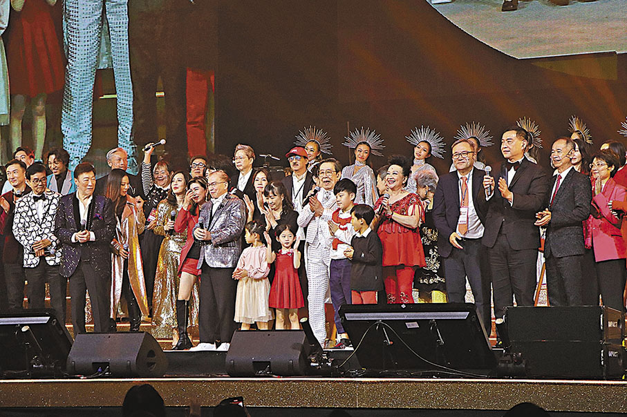 ◆人緣很好的修哥獲多位親朋好友現身支持。