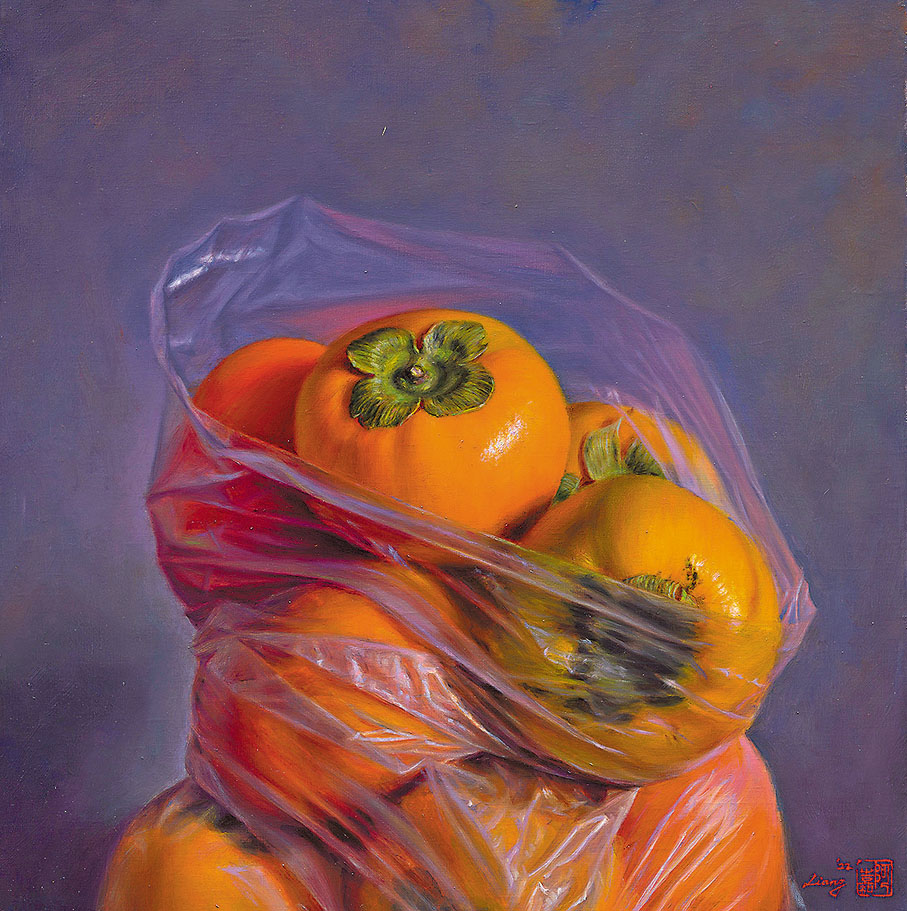 ◆梁晉嘉《富有柿》