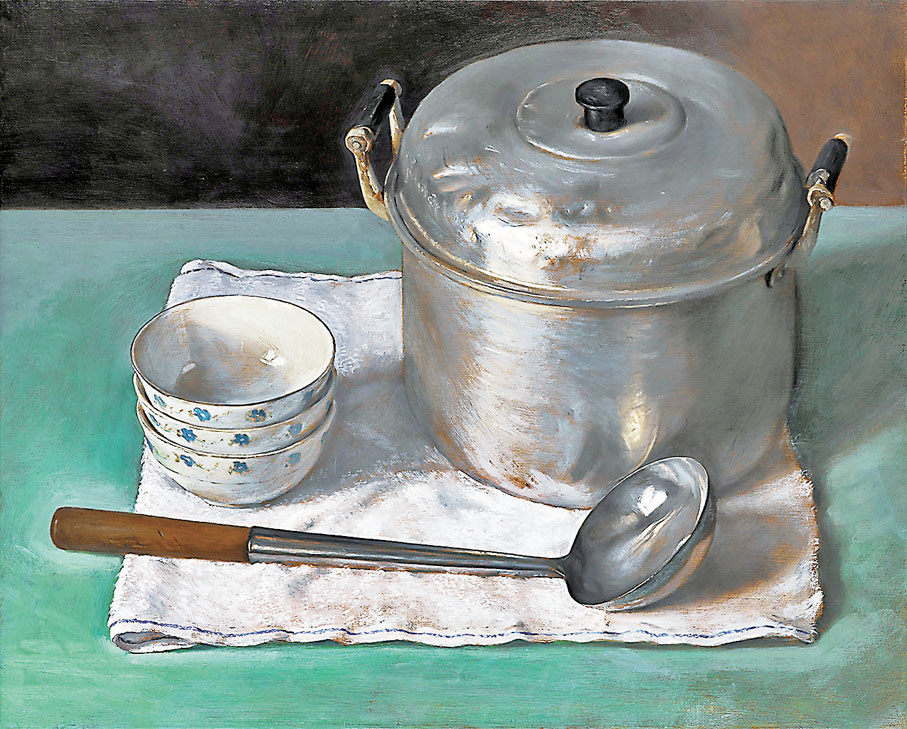 ◆胡浚諺「生活的記憶系列」之《某天的黃昏》。